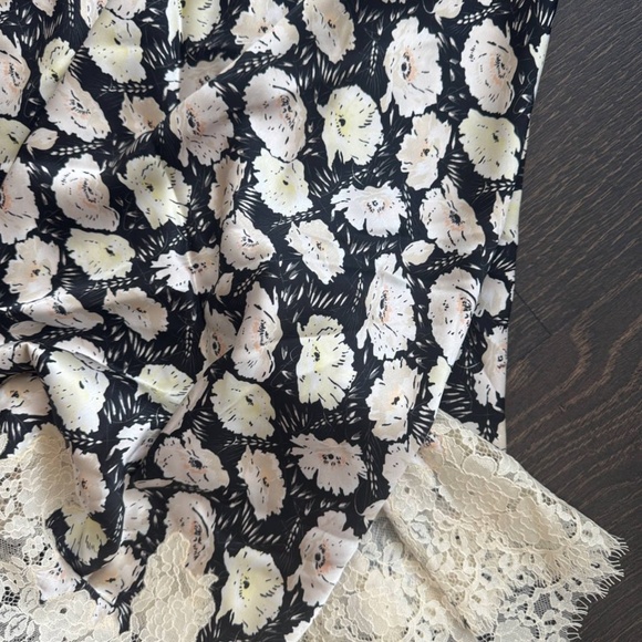 Doen NWOT Elowette Skirt - Noir Fleurs D'Anemone - Picture 4 of 14